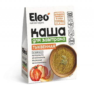 Каша тыквенная для завтрака "Eleo" 200 г