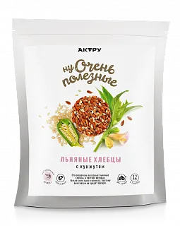 Хлебцы льняные с кунжутом "Полезный перекус" 80 г