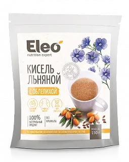 Кисель льняной с облепихой "Eleo" 150 г